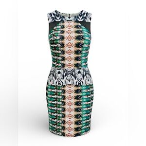 Nicole Miller Multicolor Patterned Women's Dress 10